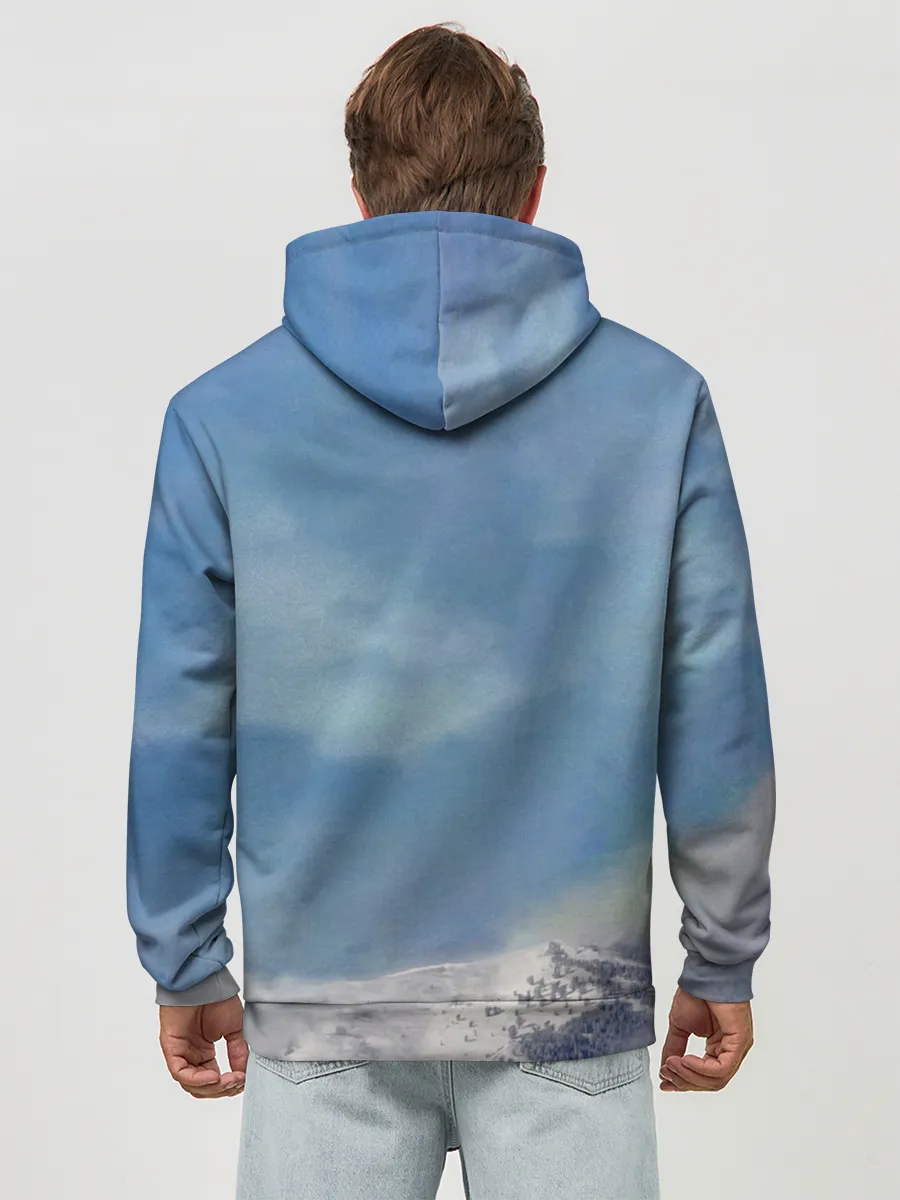 Худи мужской база хлопок / Грозовой Котик