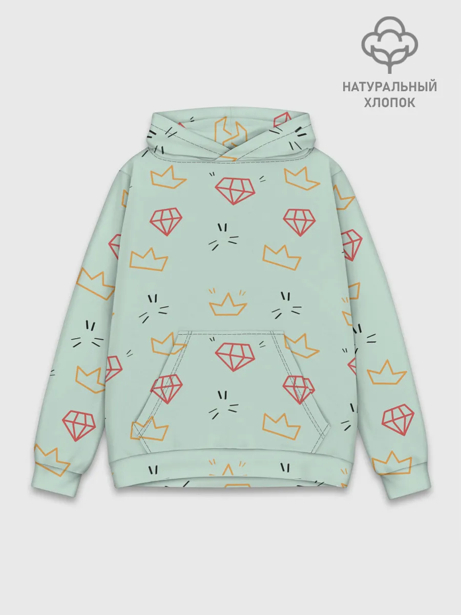 Худи мужской база хлопок / Алмазный арт