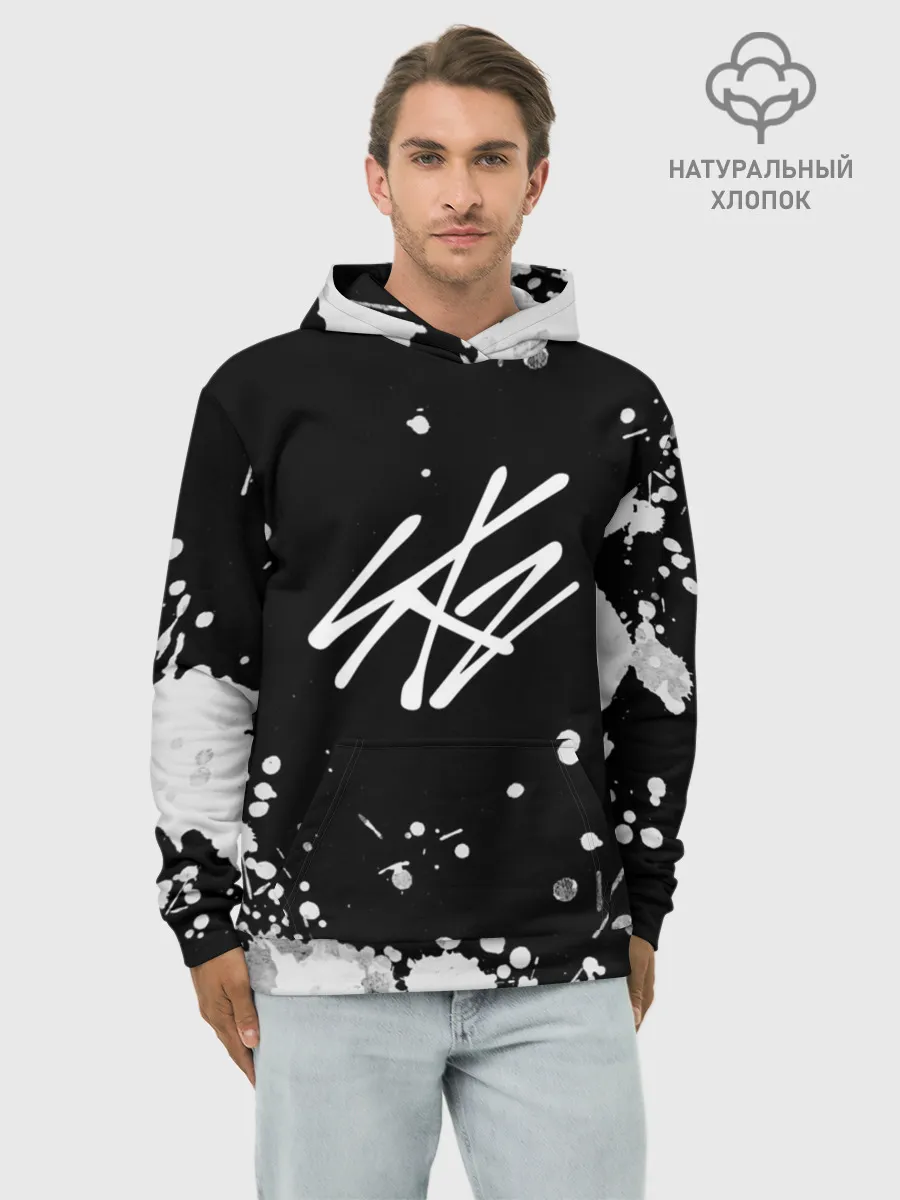 Худи мужской база хлопок / Stray Kids