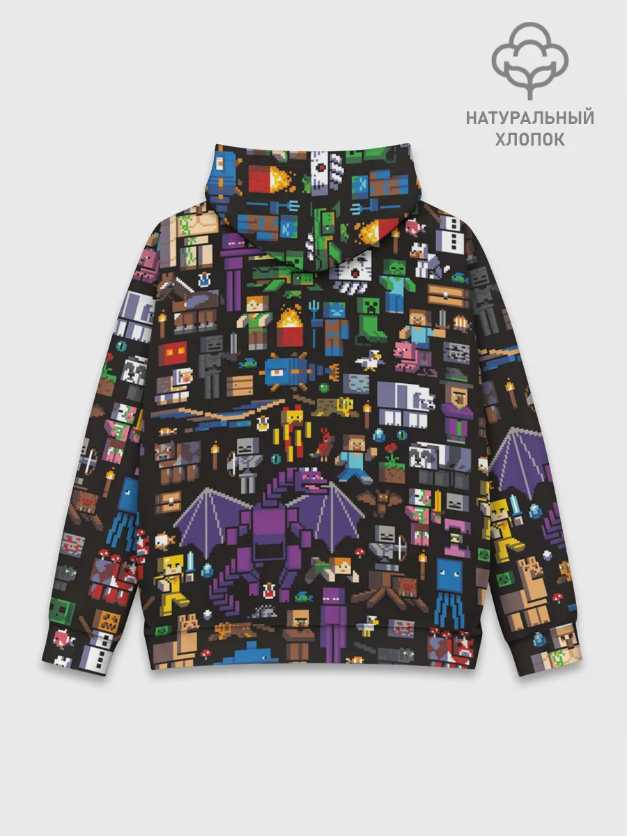 Худи мужской база хлопок / MINECRAFT | МАЙНКРАФТ