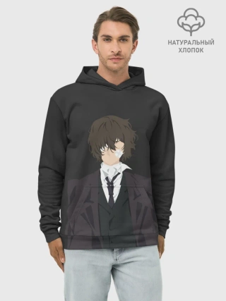 Худи мужской база хлопок / Osamu Dazai
