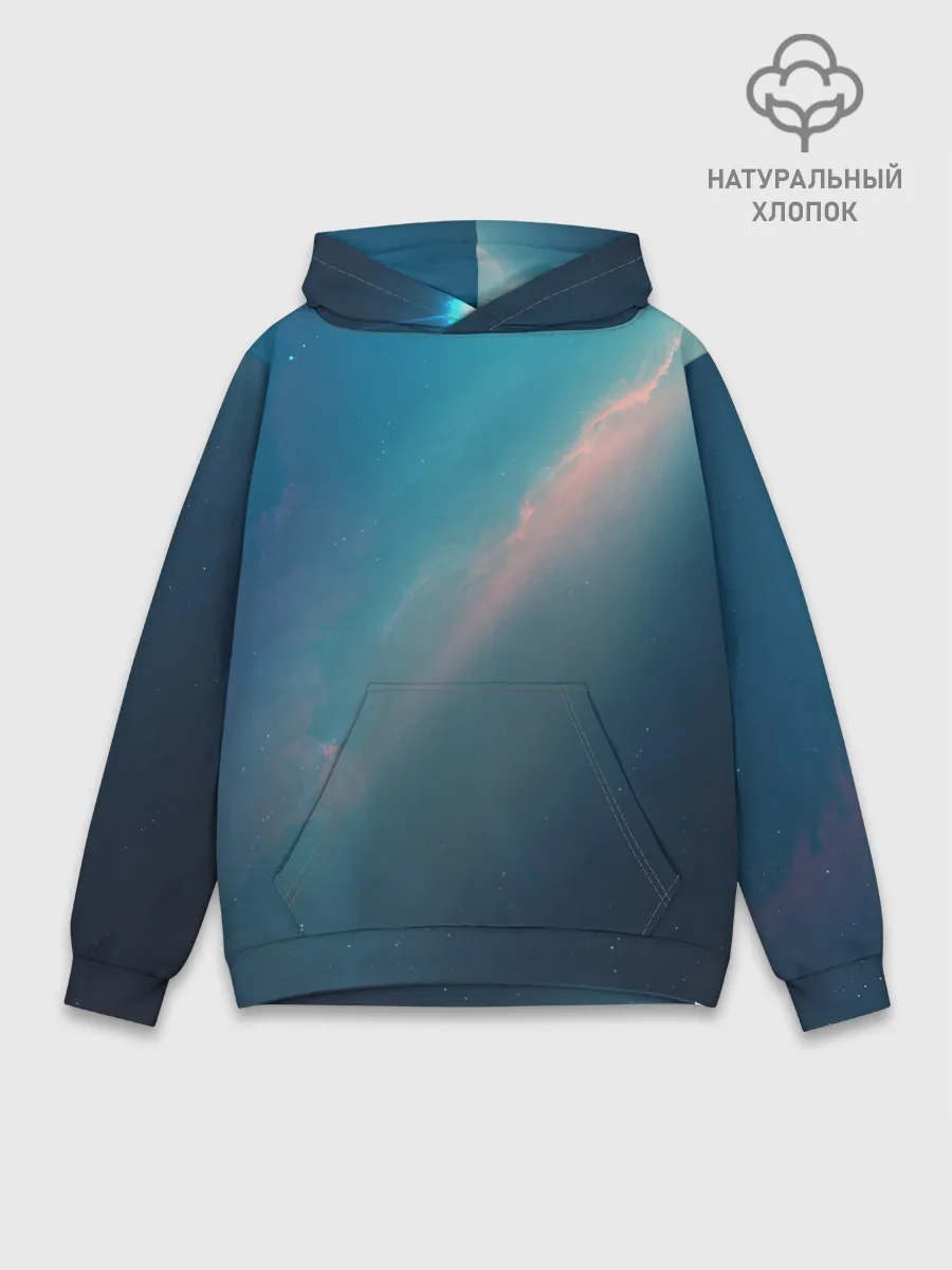 Худи мужской база хлопок / Космос