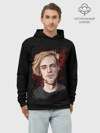 Худи мужской база хлопок / Pyrokinesis.
