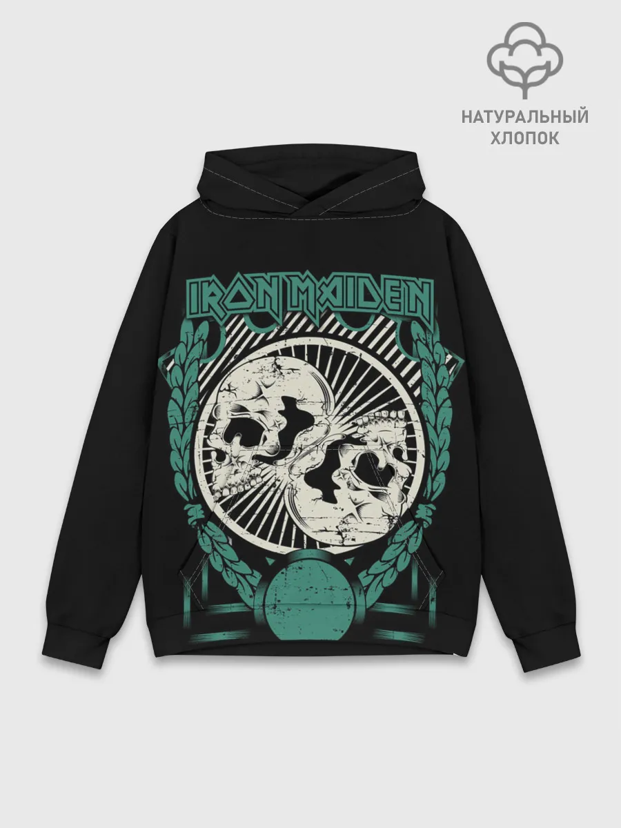 Худи мужской база хлопок / Iron Maiden
