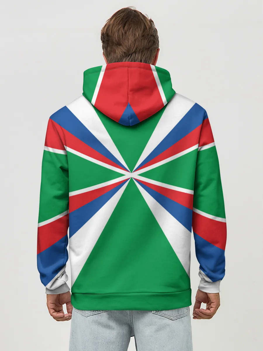 Худи мужской база хлопок / Пограничные Войска