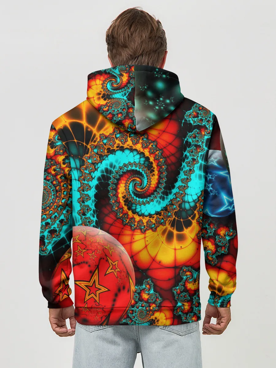 Худи мужской база хлопок / СТОЛКНОВЕНИЕ ПЛАНЕТ