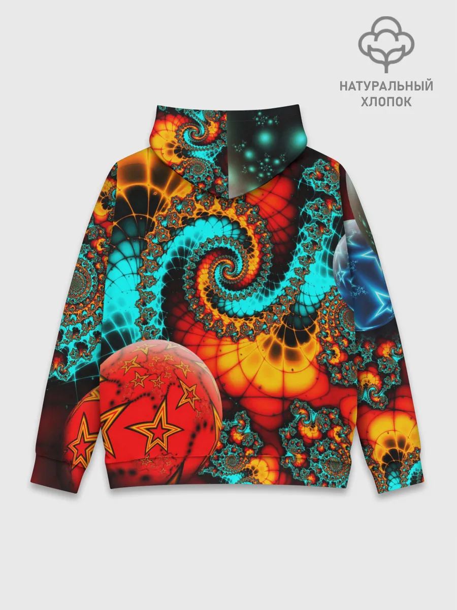 Худи мужской база хлопок / СТОЛКНОВЕНИЕ ПЛАНЕТ