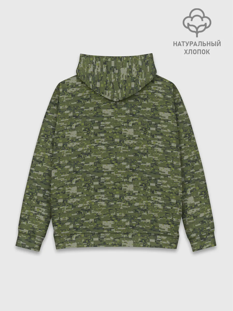 Худи мужской база хлопок / Камуфляж