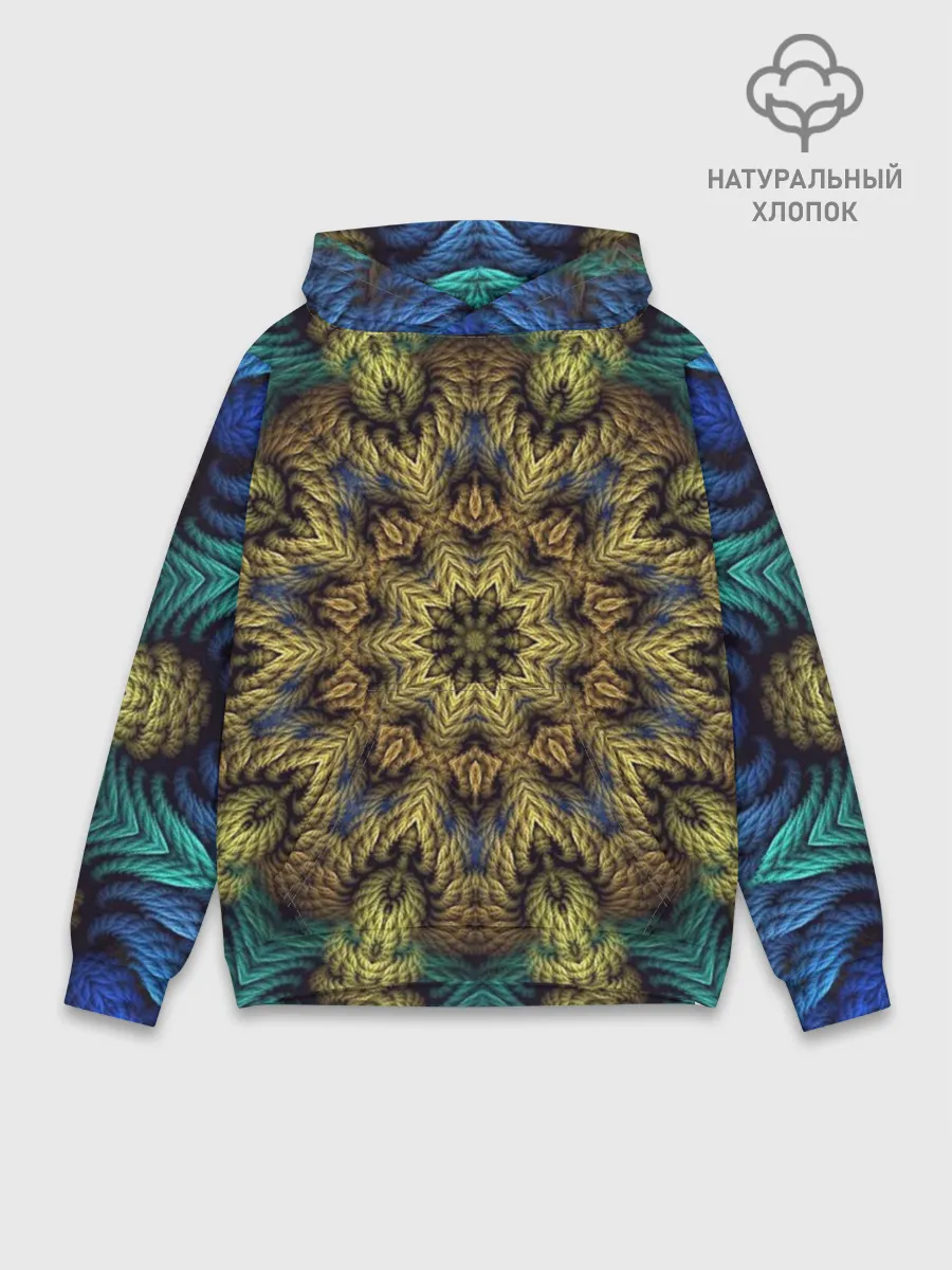 Худи мужской база хлопок / Мандала