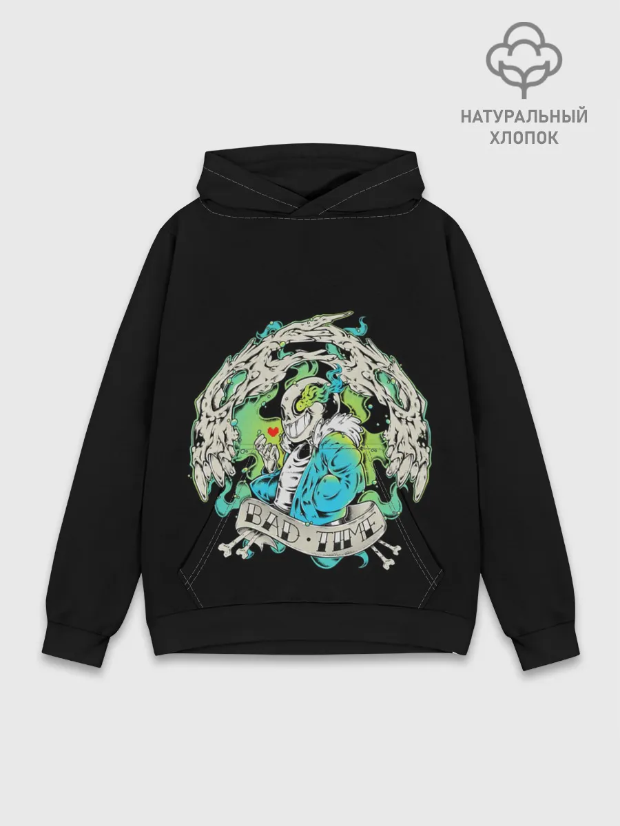 Худи мужской база хлопок / Undertale.