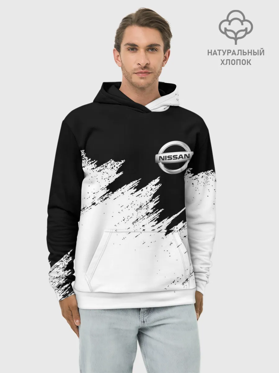 Худи мужской база хлопок / NISSAN | НИССАН