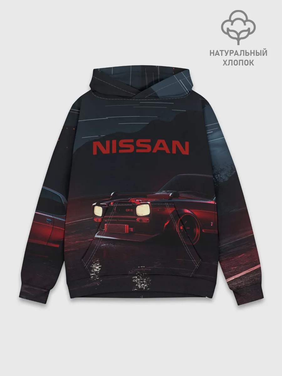 Худи мужской база хлопок / NISSAN | НИССАН