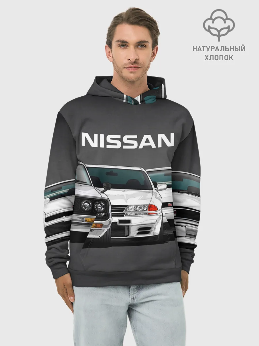 Худи мужской база хлопок / NISSAN | НИССАН