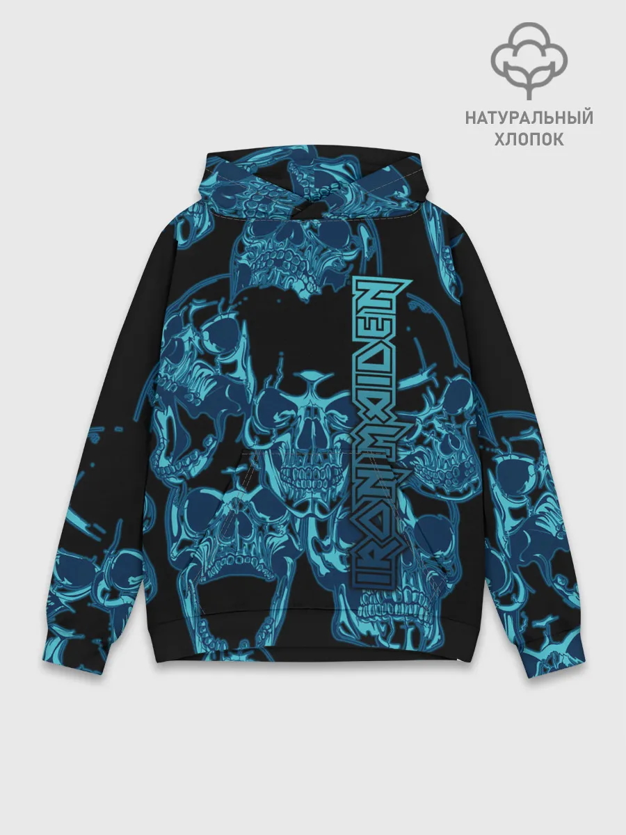 Худи мужской база хлопок / Iron Maiden