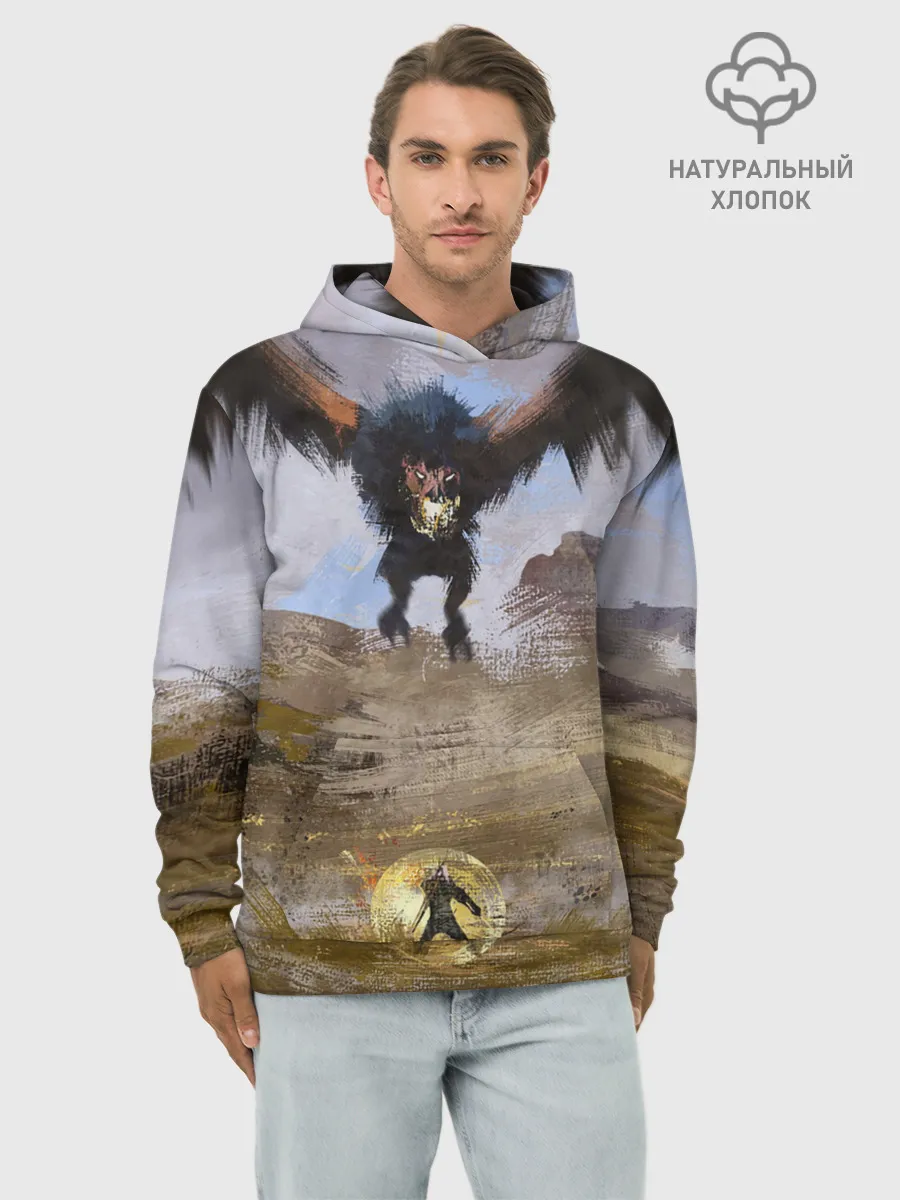 Худи мужской база хлопок / ВЕДЬМАК