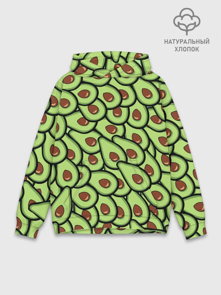 Худи мужской база хлопок / АВОКАДО