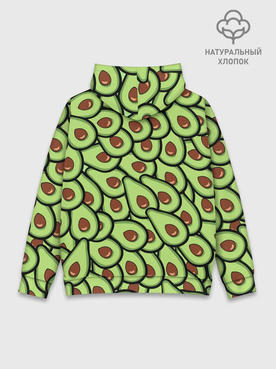 Худи мужской база хлопок / АВОКАДО
