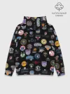 Худи мужской база хлопок / NBA Pattern | НБА Паттерн