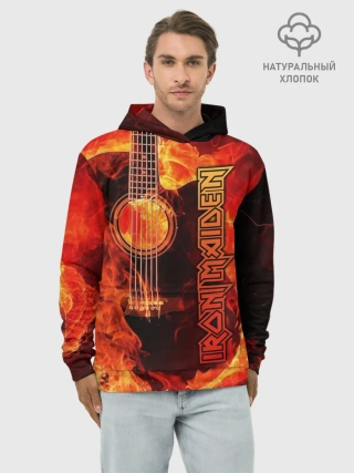 Худи мужской база хлопок / Iron Maiden