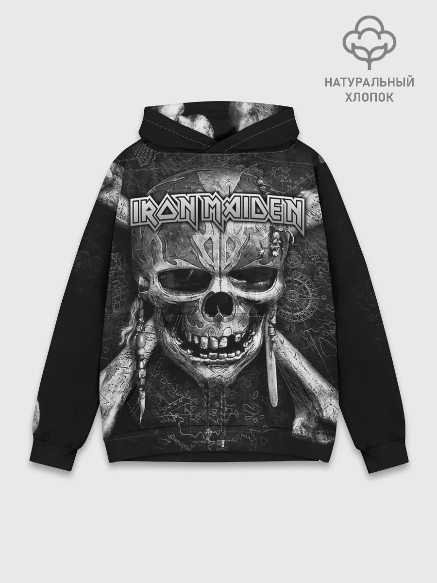 Худи мужской база хлопок / IRON MAIDEN | АЙРОН МАЙДЕН