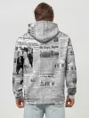 Худи мужской база хлопок / Газета Newspaper