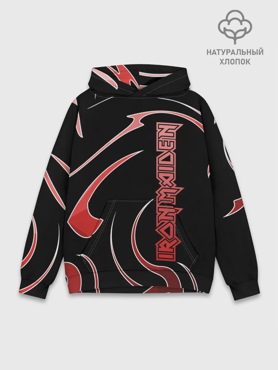 Худи мужской база хлопок / Iron Maiden