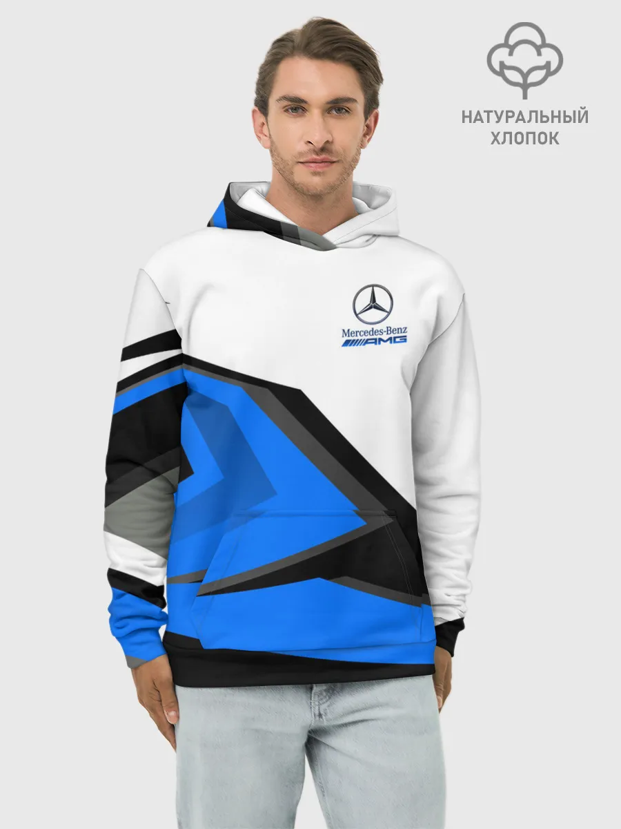 Худи мужской база хлопок / Mercedes-AMG