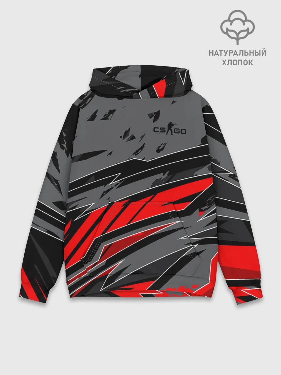 Худи мужской база хлопок / Counter-Strike
