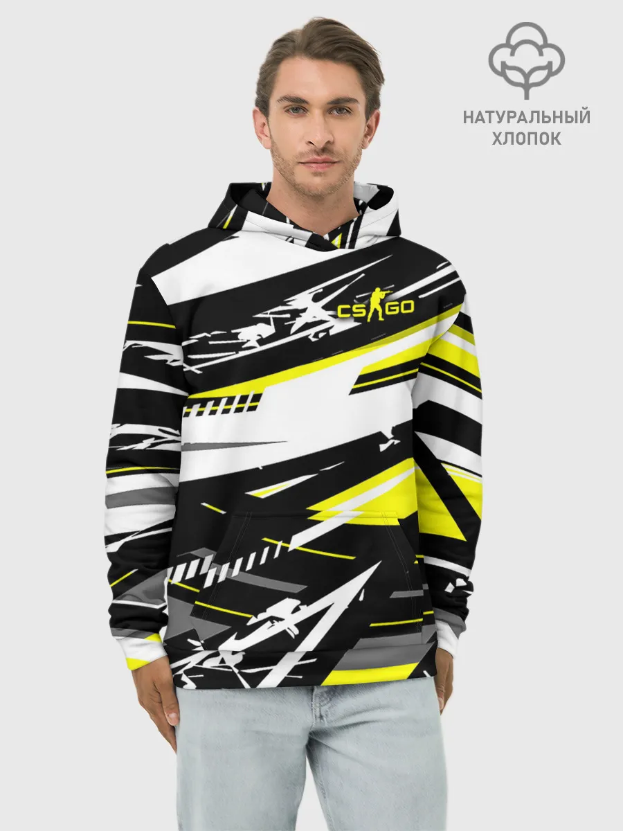 Худи мужской база хлопок / Counter-Strike