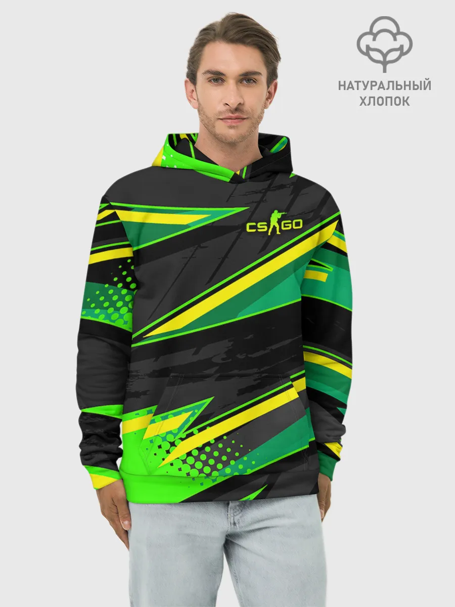 Худи мужской база хлопок / Counter-Strike