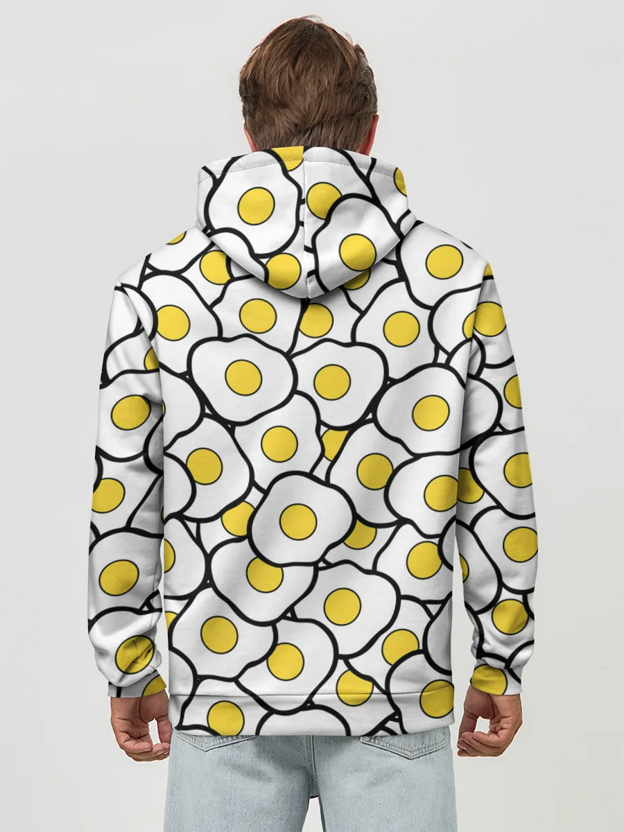 Худи мужской база хлопок / Яички