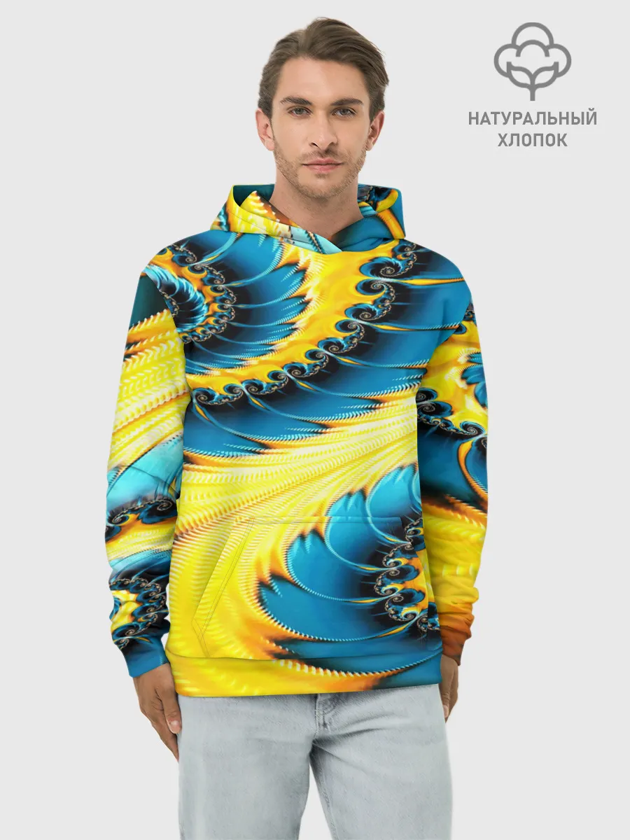 Худи мужской база хлопок / ABSTRACT EXCLUSIVE