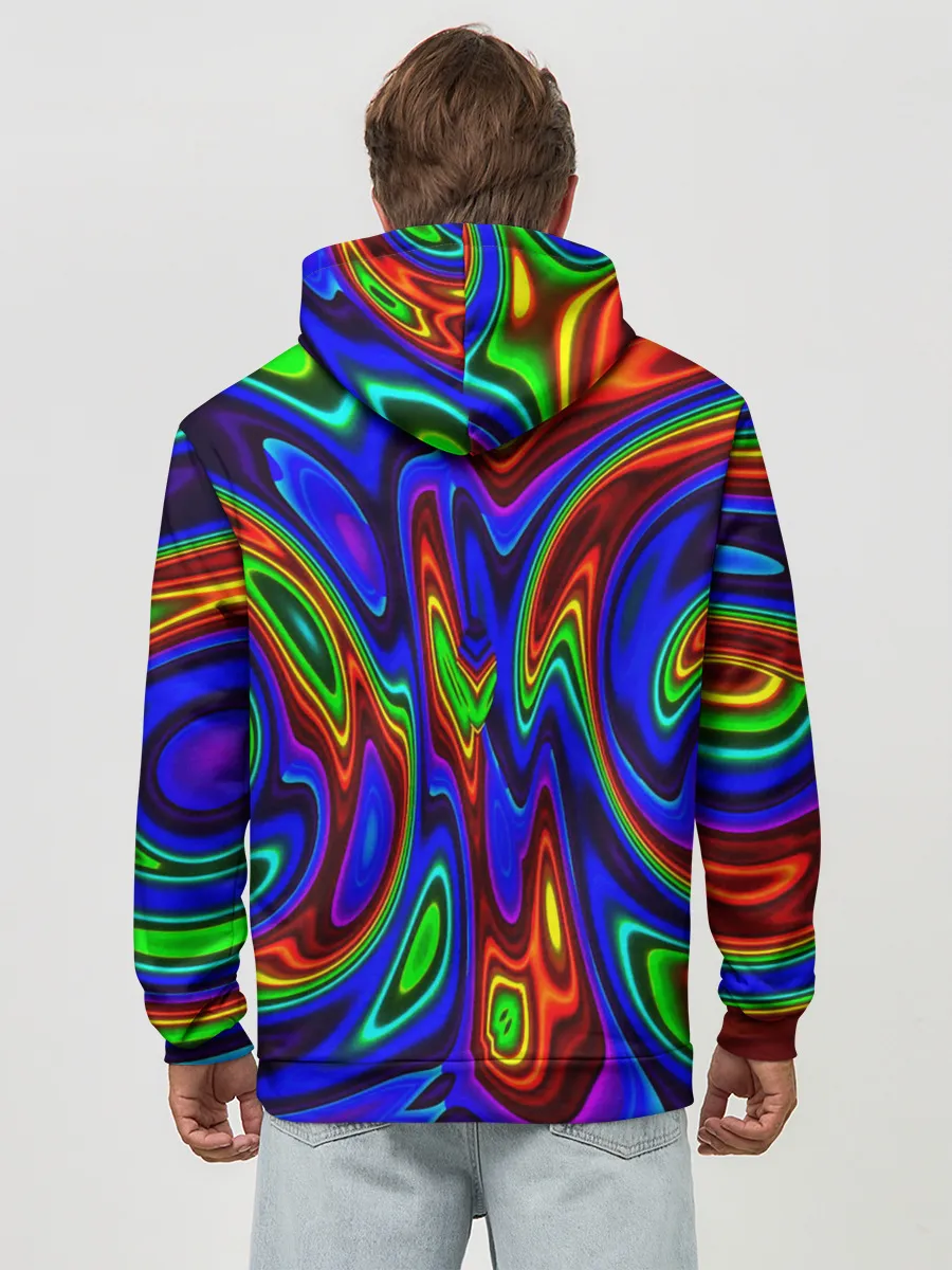 Худи мужской база хлопок / НЕОНОВЫЕ КРАСКИ