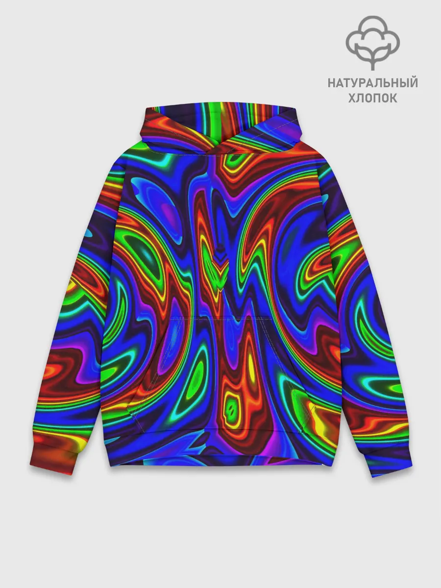 Худи мужской база хлопок / НЕОНОВЫЕ КРАСКИ