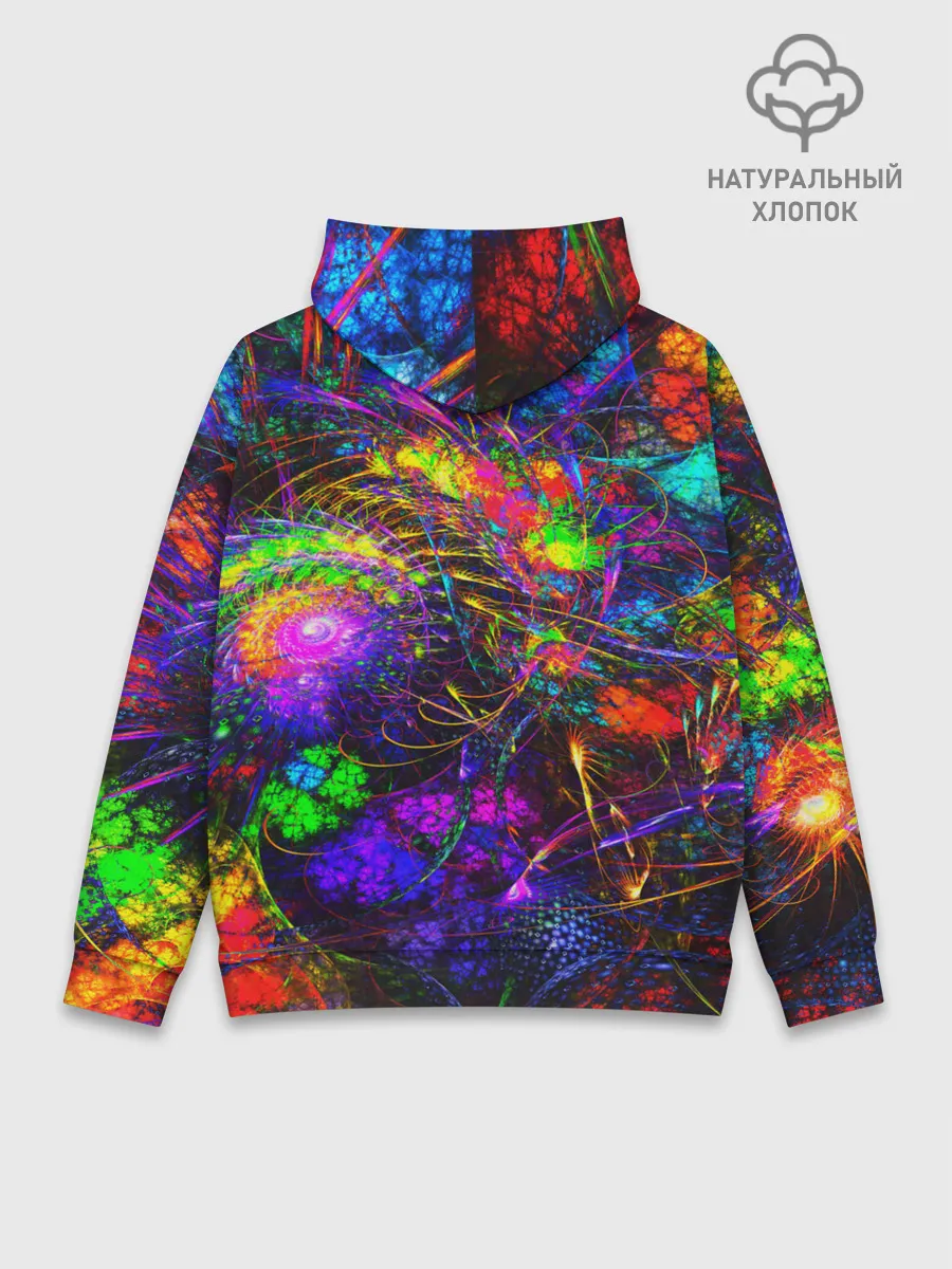 Худи мужской база хлопок / НЕОНОВЫЕ КРАСКИ