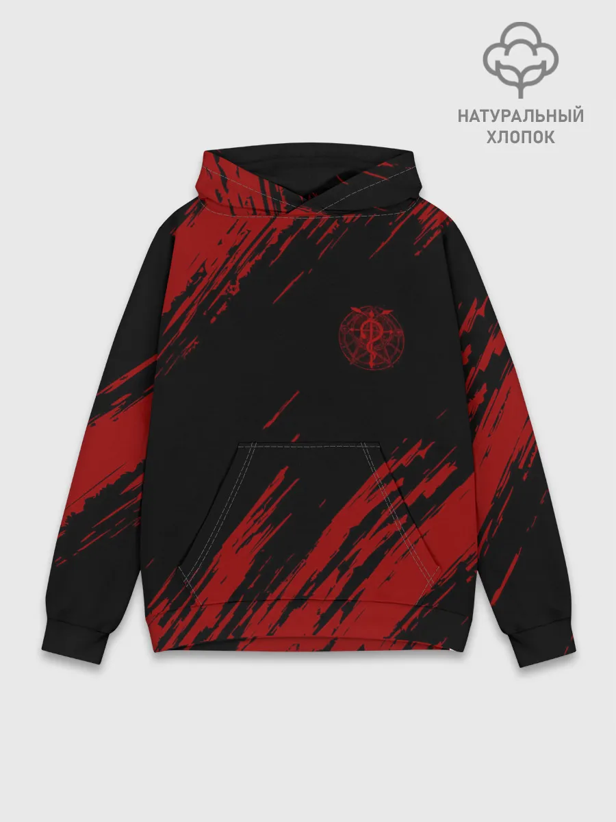 Худи мужской база хлопок / Стальной алхимик | Fullmetal Alchemist