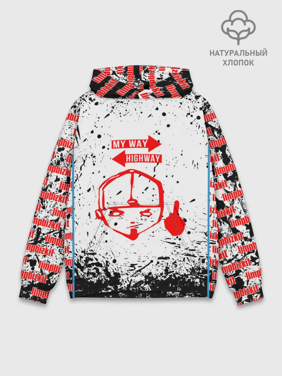 Худи мужской база хлопок / LIMP BIZKIT | ЛИМП БИЗКИТ