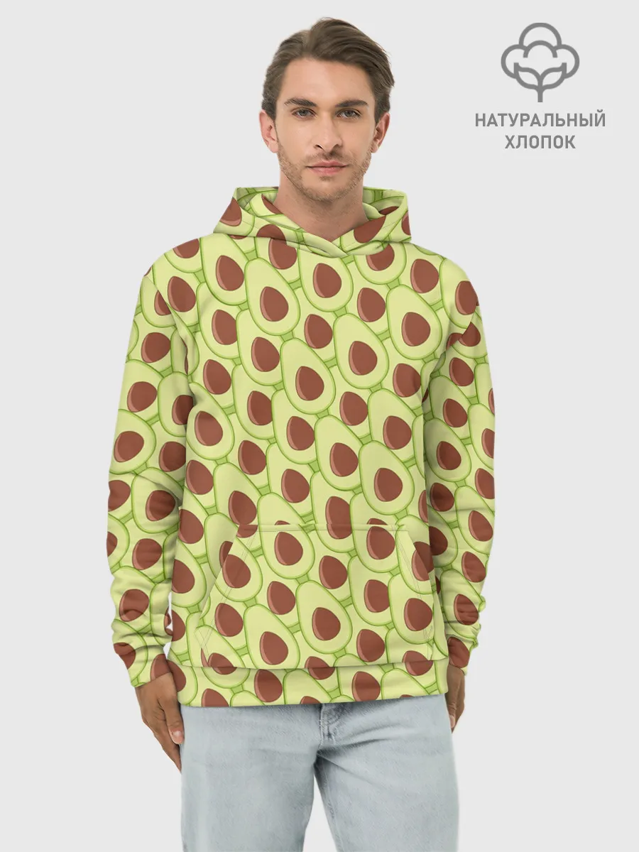 Худи мужской база хлопок / ЗДОРОВОЕ ПИТАНИЕ