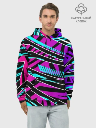 Худи мужской база хлопок / Форма для фитнеса