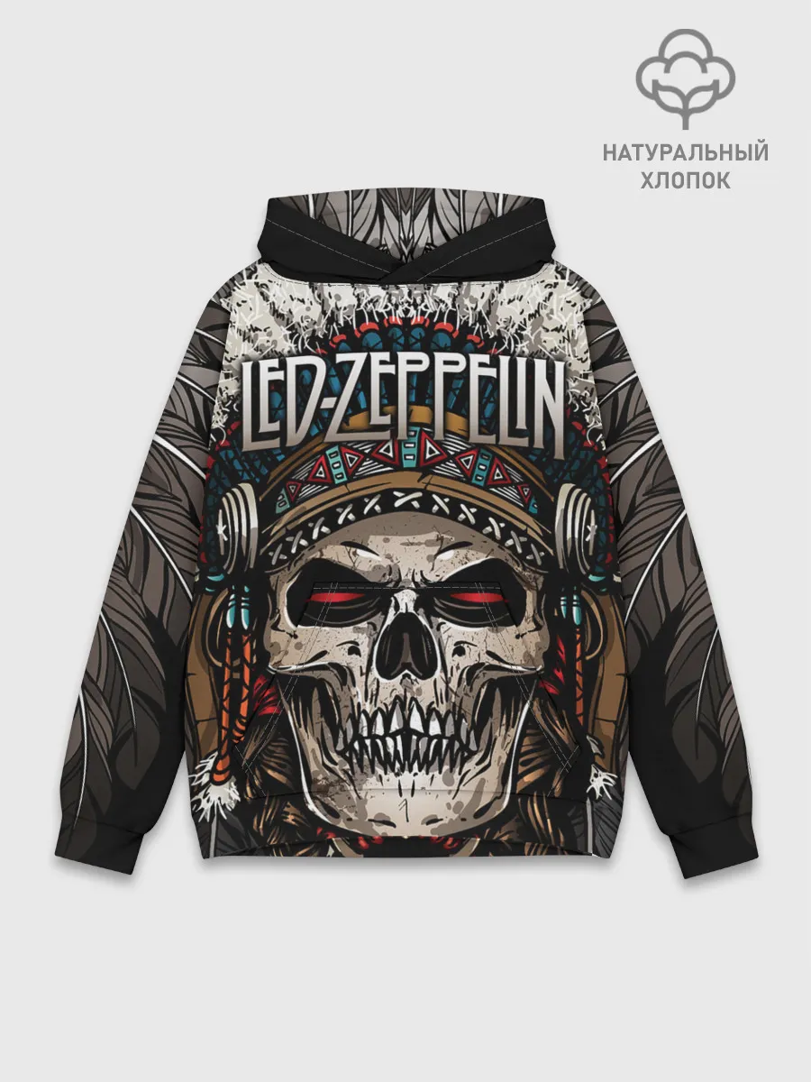 Худи мужской база хлопок / Led Zeppelin