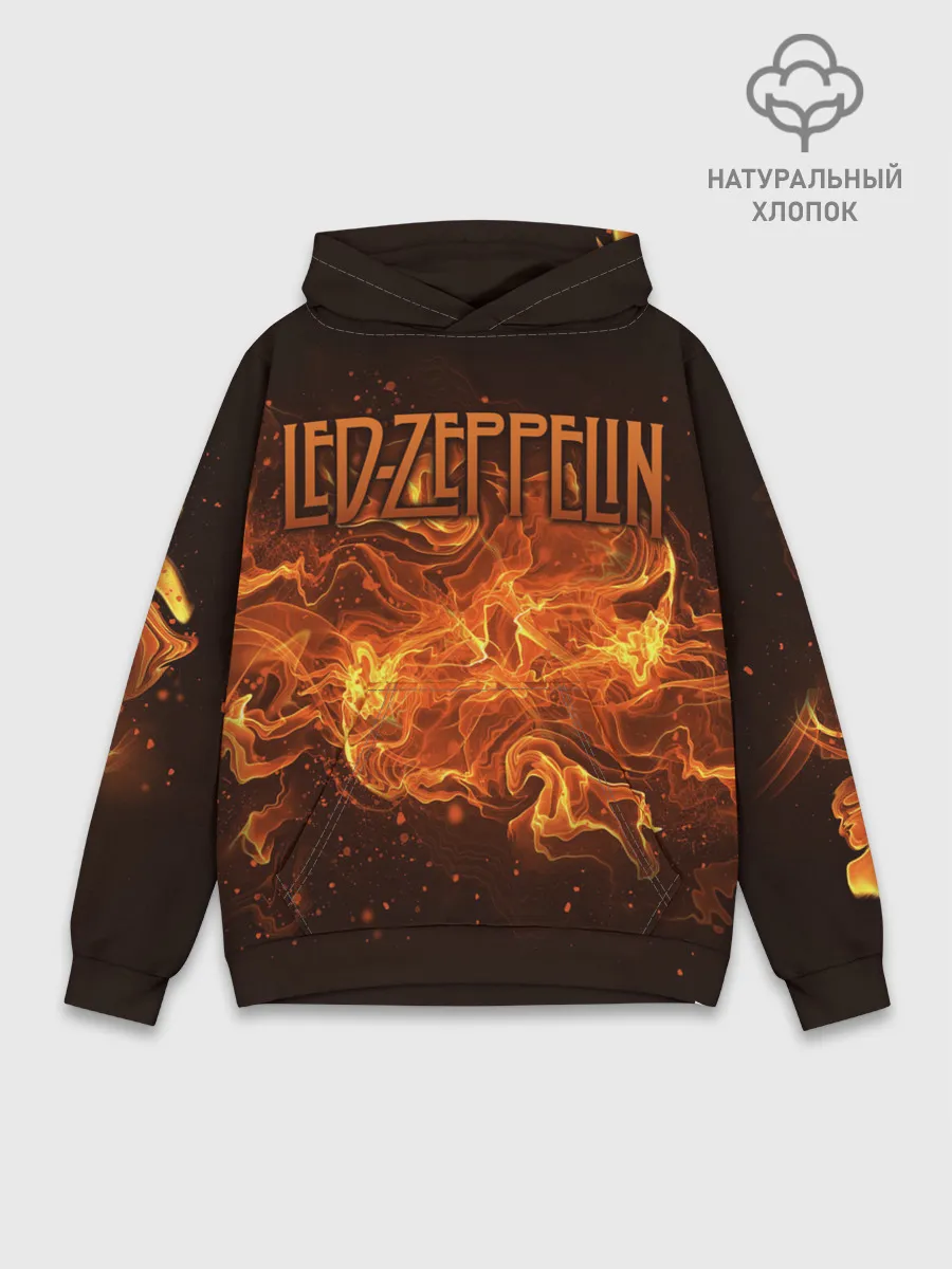 Худи мужской база хлопок / Led Zeppelin