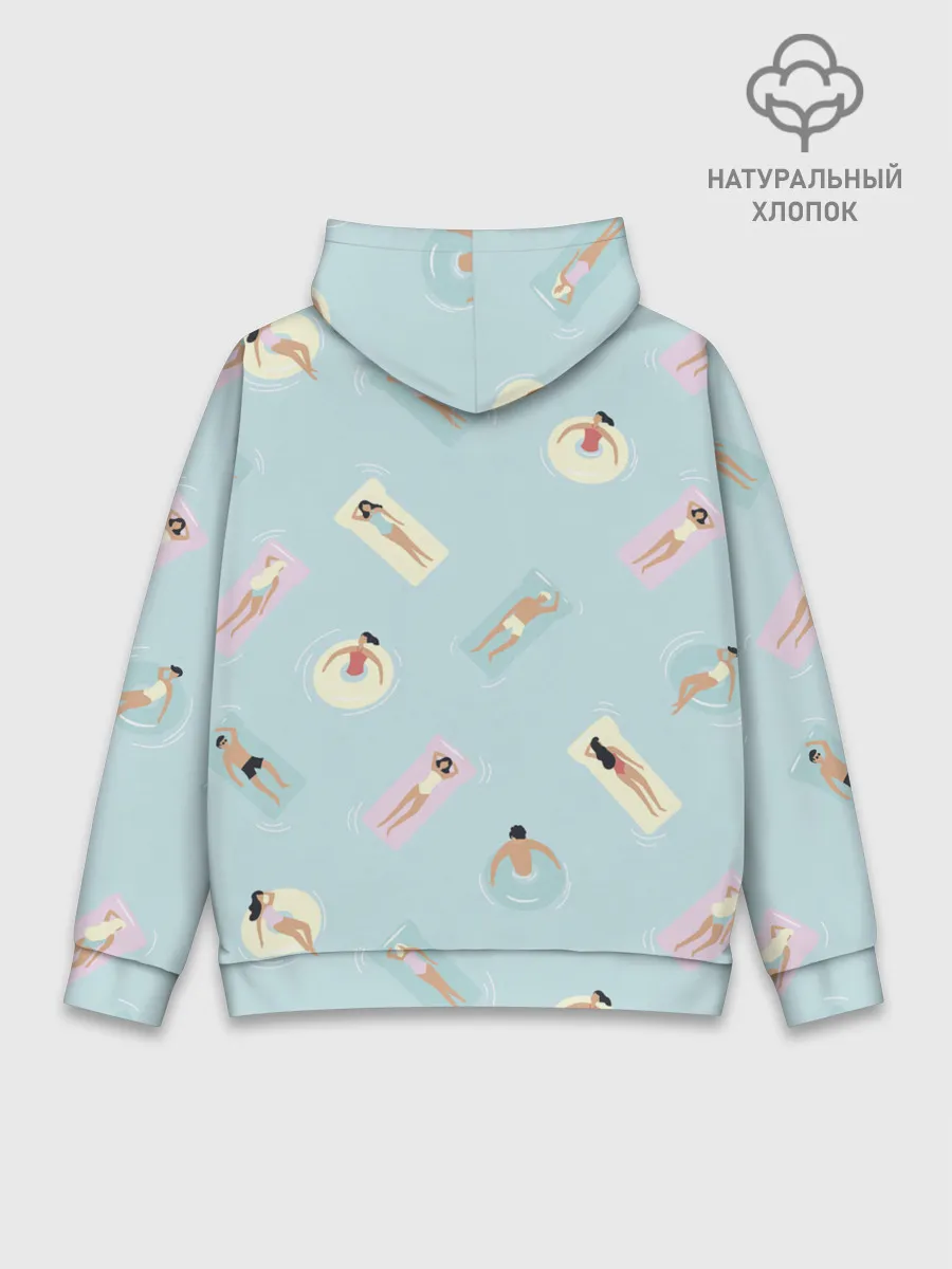 Худи мужской база хлопок / Пляжный сезон