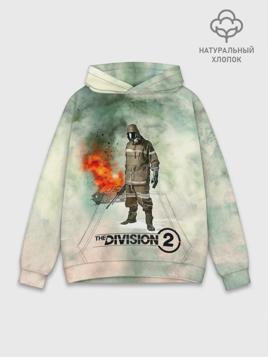 Худи мужской база хлопок / The Division 2