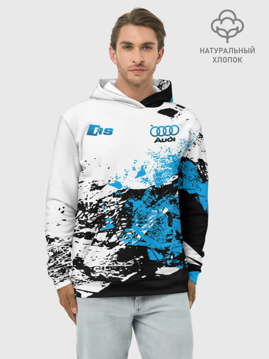 Худи мужской база хлопок / Audi RS