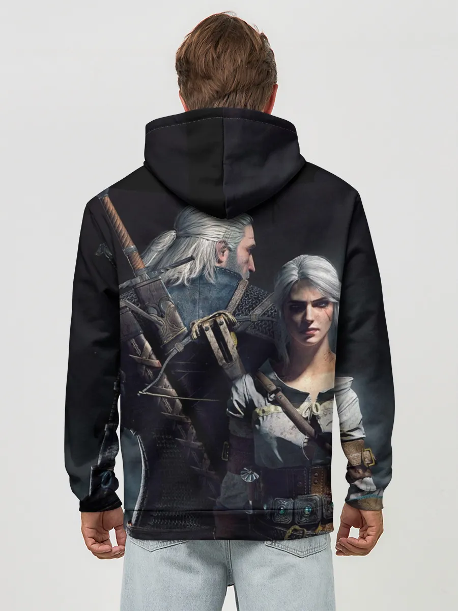 Худи мужской база хлопок / Ведьмак Геральд