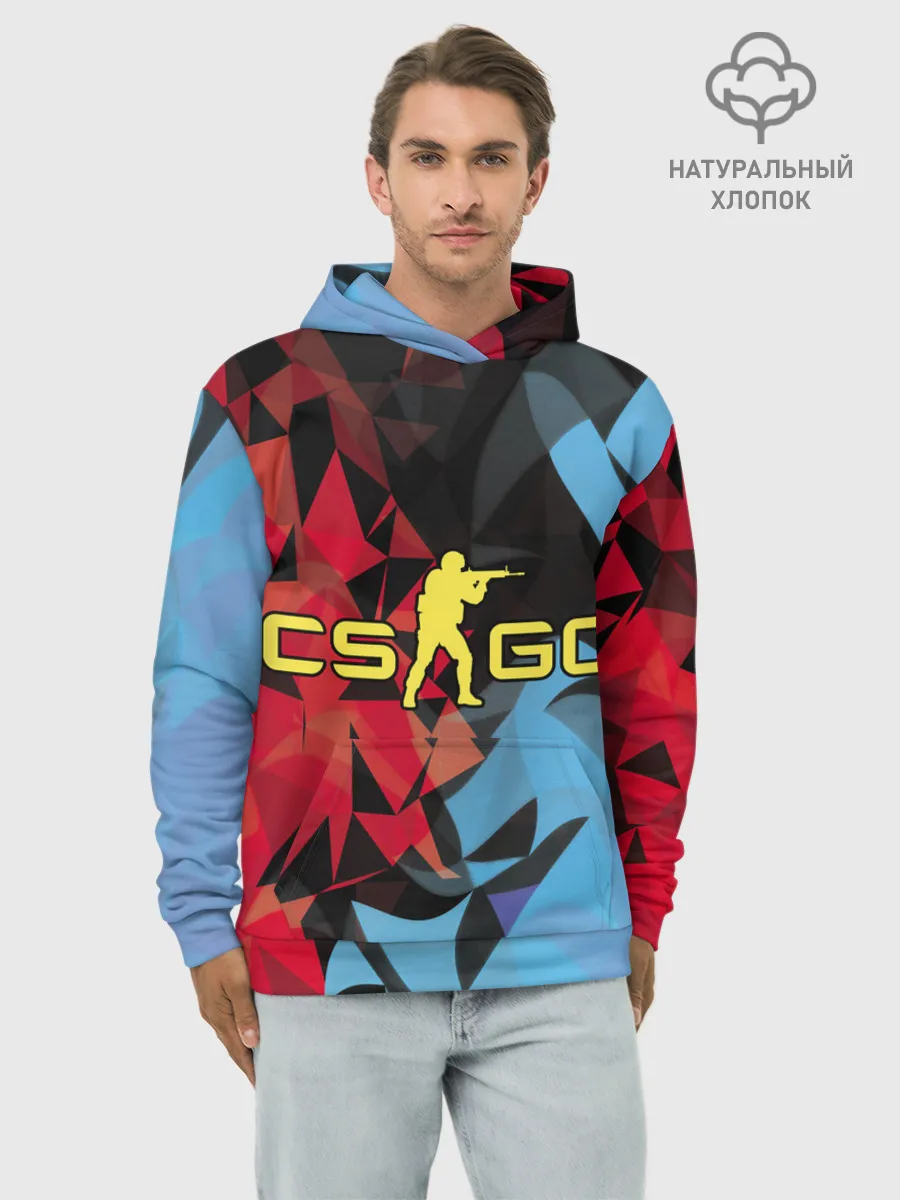 Худи мужской база хлопок / CS:GO