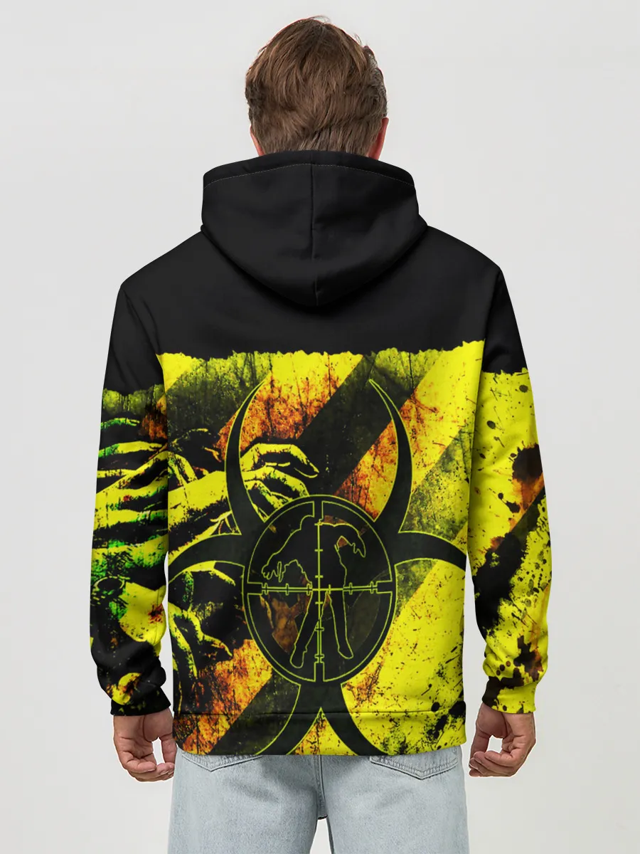 Худи мужской база хлопок / BIOHAZARD