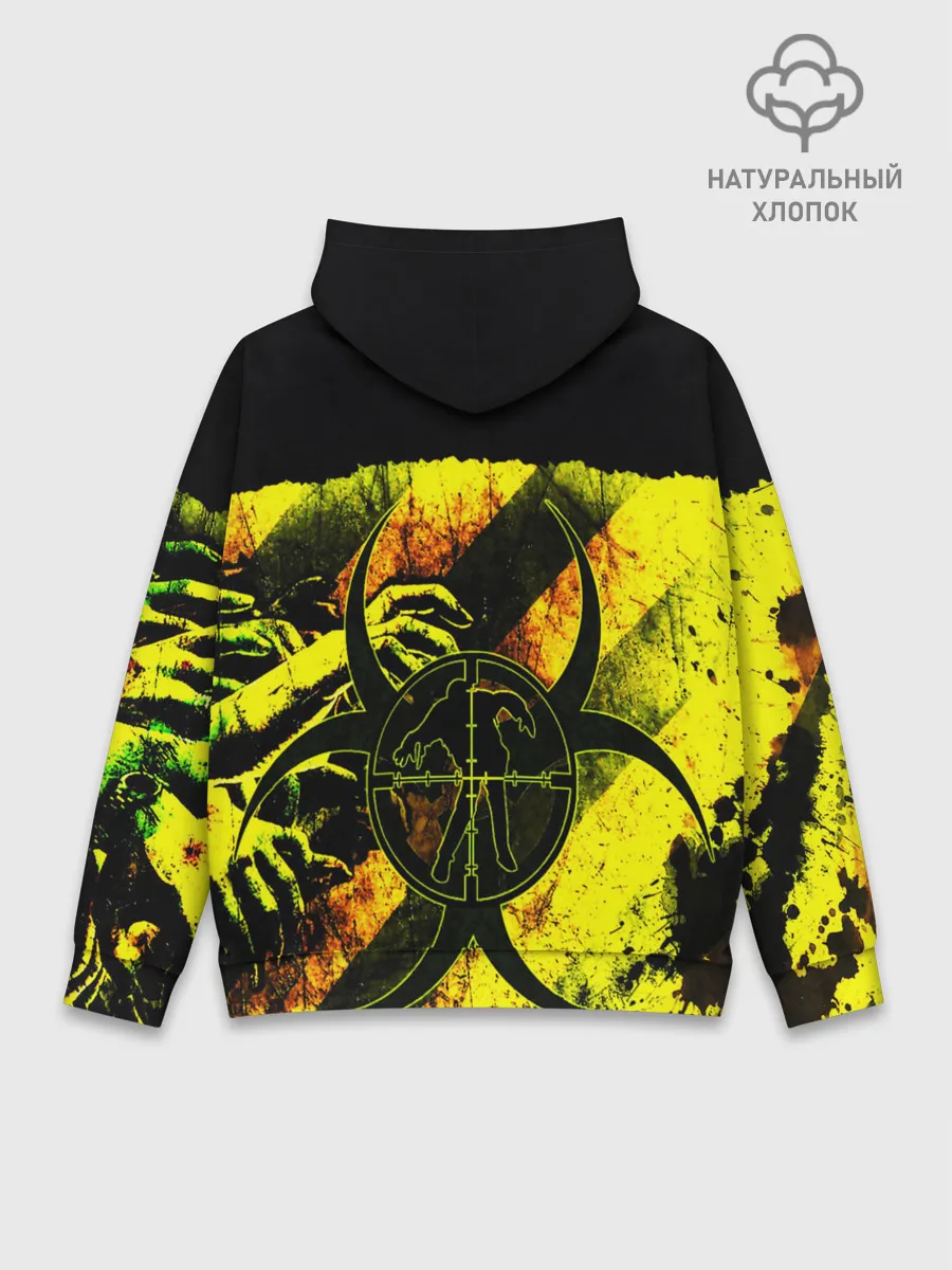 Худи мужской база хлопок / BIOHAZARD