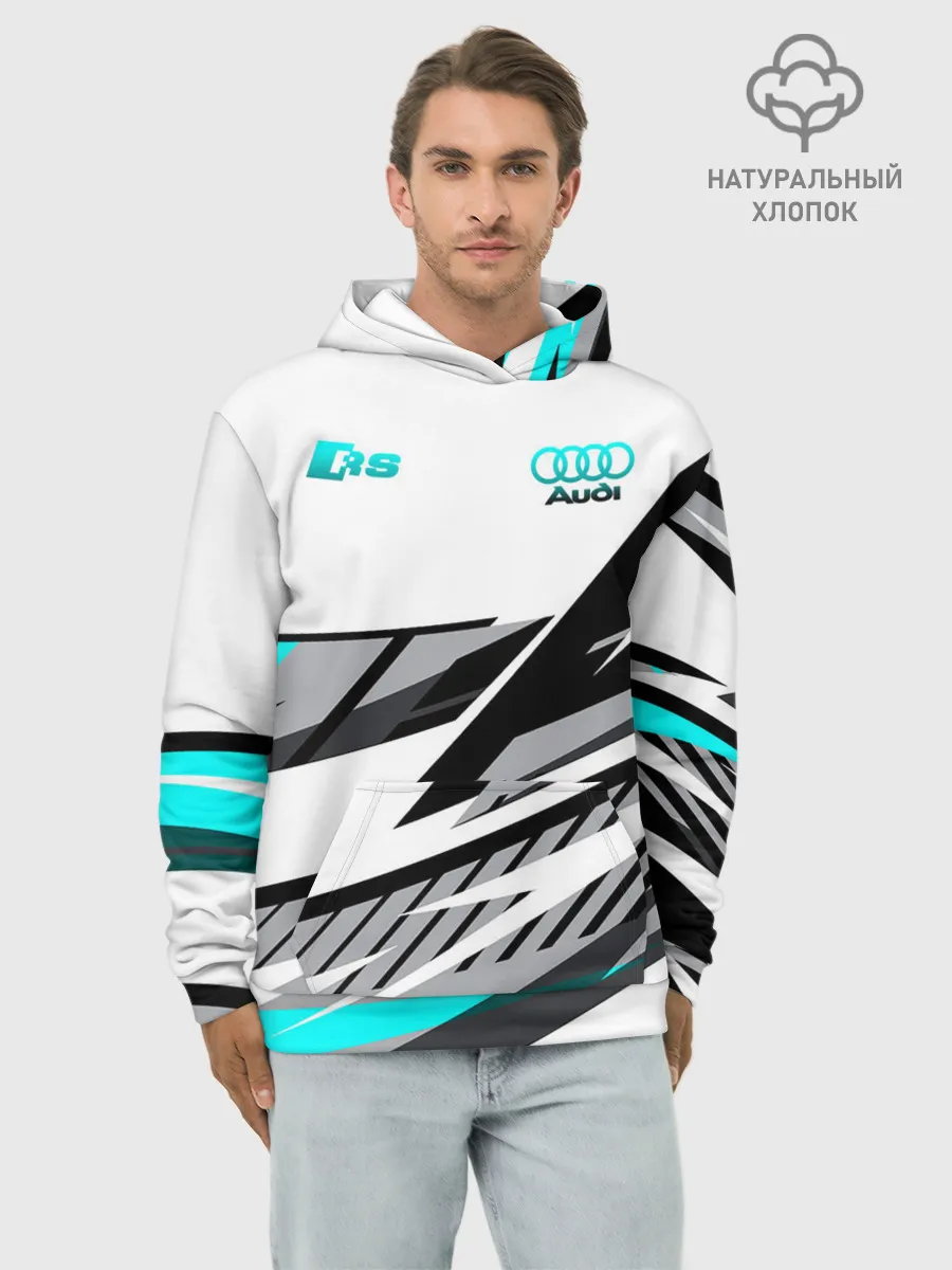 Худи мужской база хлопок / Audi RS