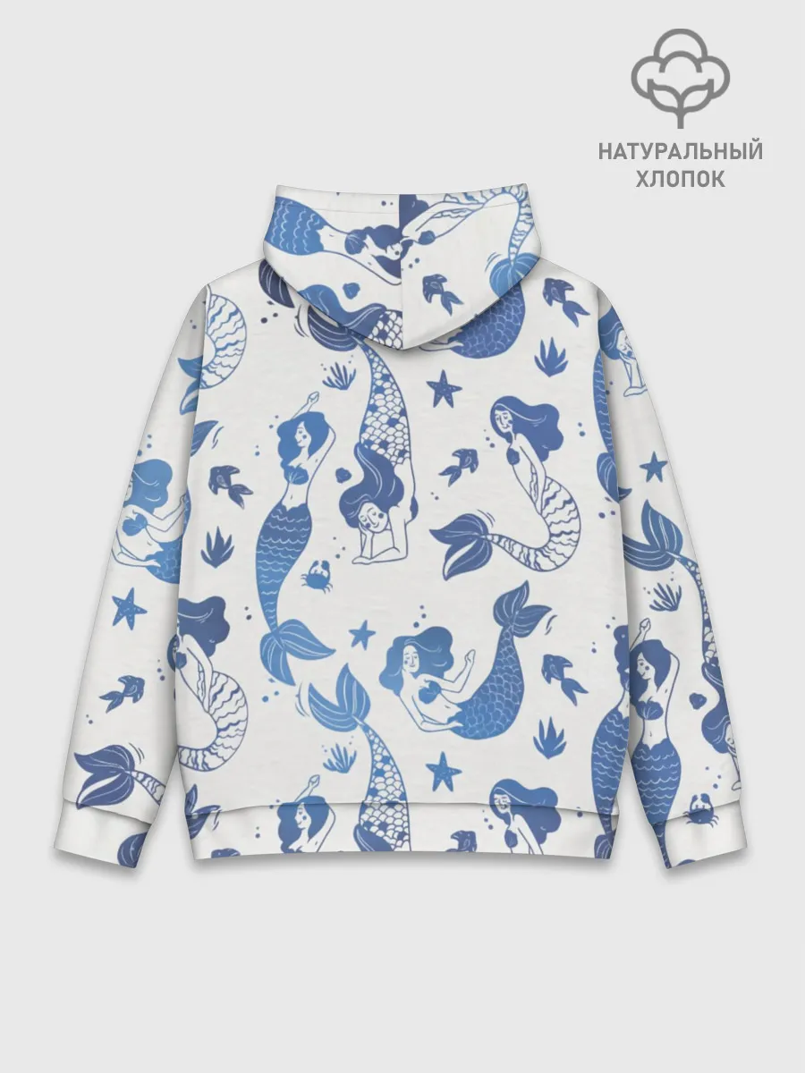 Худи мужской база хлопок / Мир русалок